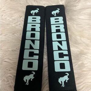Broncos seatbelt cover